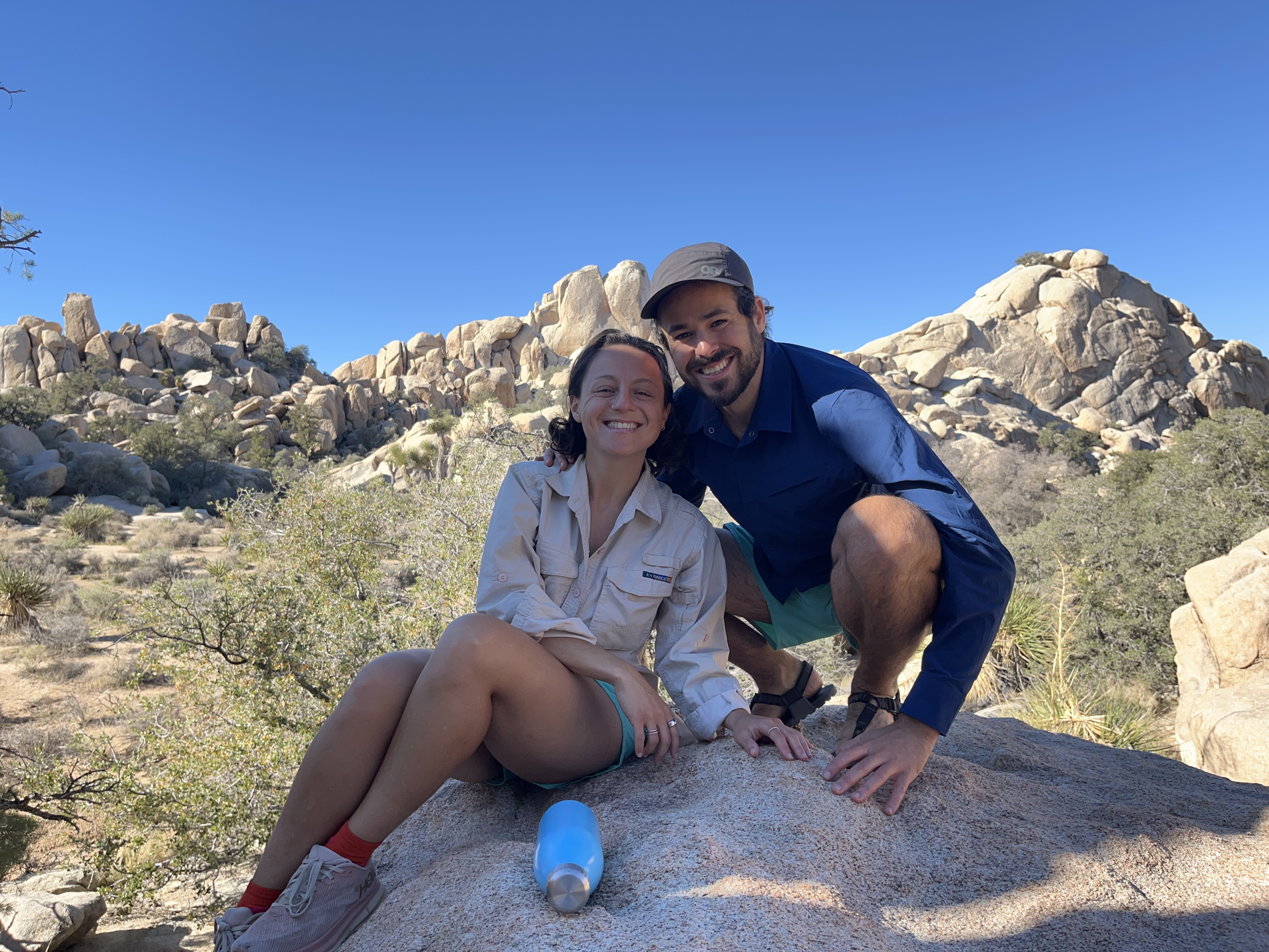 Kayla and Jack at Joshua Tree